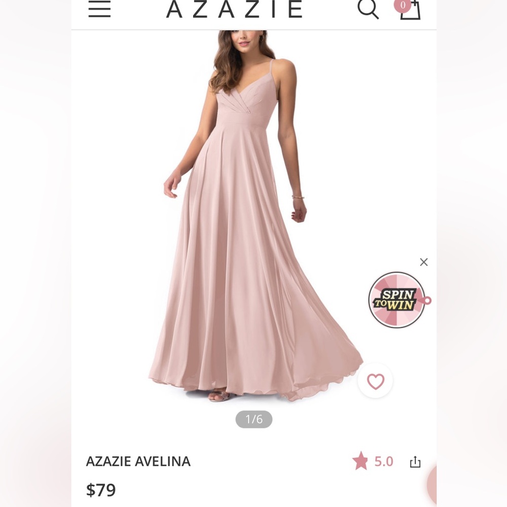 Azazie Avelina Bridesmaid Dress - Dusty Rose